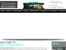Tablet Screenshot of galtoceanrealty.com